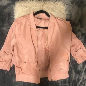 Blush Bomber Jacket